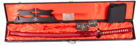 KATANA FUNCIONAL ROJA FLORES DE LOTO